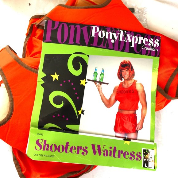Y2K Shooters (Hooters) Waitress Pony Express Discontinued NWT Vintage - Picture 5 of 14